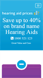 Mobile Screenshot of hearingaidprices.com.au